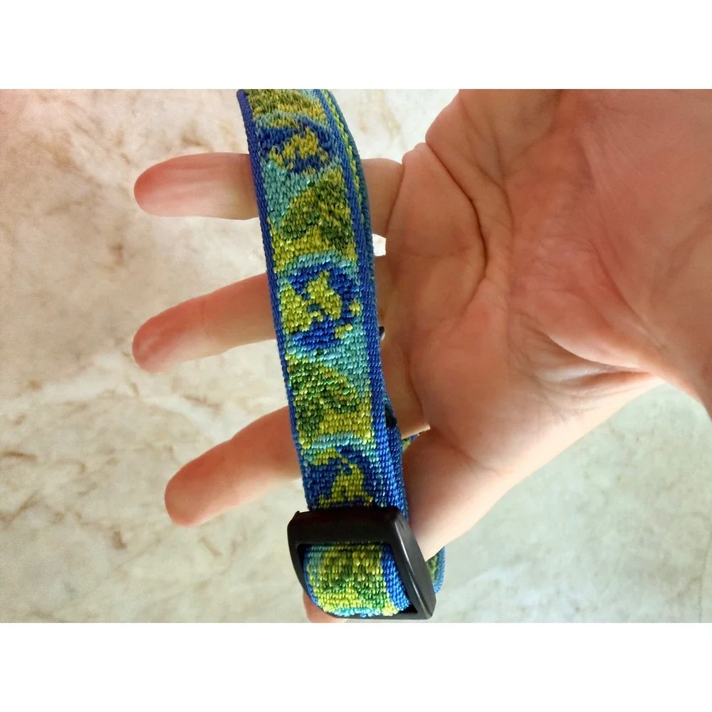 Lupine Pet Dog Collar Earth Day - 3/4 Inch width NWOT 13-22